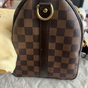 Louis Vuitton Damier Ebene Speedy Bandoulier 30 Bag